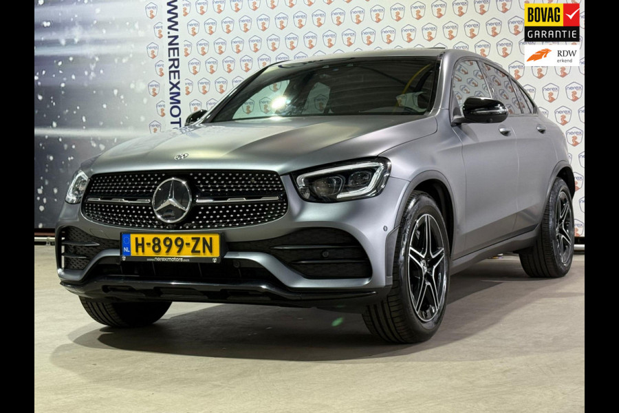 Mercedes-Benz GLC Coupé Business Solution AMG 200 | Matt grijs | Pano | Trekhaak | Navi