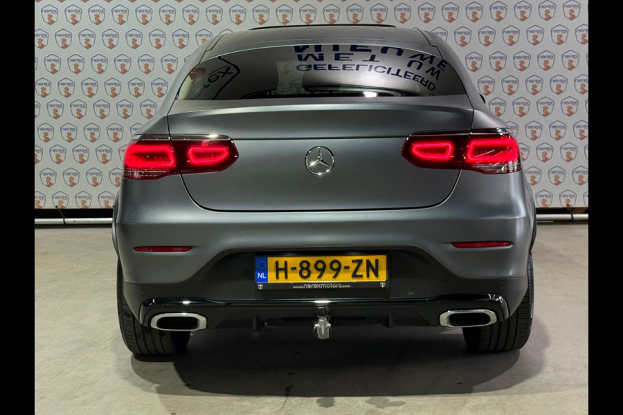 Mercedes-Benz GLC Coupé Business Solution AMG 200 | Matt grijs | Pano | Trekhaak | Navi