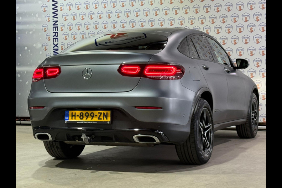 Mercedes-Benz GLC Coupé Business Solution AMG 200 | Matt grijs | Pano | Trekhaak | Navi