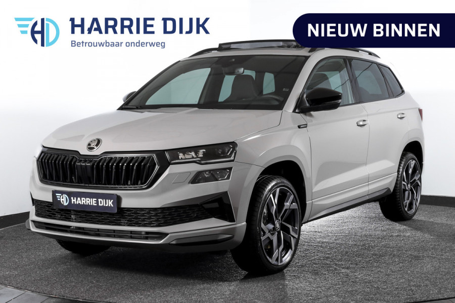 Škoda Karoq 1.5 TSI 150 PK ACT Sportline Business - Automaat | S/K-Panodak | Columbus pakket | Dig. Cockpit | Adapt. Cruise | Elek. Klep | Stuur-+Stoelverw. | Camera | NAV+App. Connect | ECC | LED | LM 19" | 3968