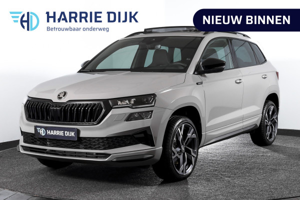 Škoda Karoq 1.5 TSI 150 PK ACT Sportline Business - Automaat | S/K-Panodak | Columbus pakket | Dig. Cockpit | Adapt. Cruise | Elek. Klep | Stuur-+Stoelverw. | Camera | NAV+App. Connect | ECC | LED | LM 19" | 3968