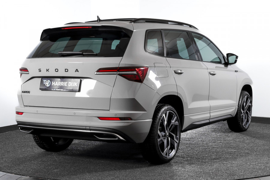 Škoda Karoq 1.5 TSI 150 PK ACT Sportline Business - Automaat | S/K-Panodak | Columbus pakket | Dig. Cockpit | Adapt. Cruise | Elek. Klep | Stuur-+Stoelverw. | Camera | NAV+App. Connect | ECC | LED | LM 19" | 3968