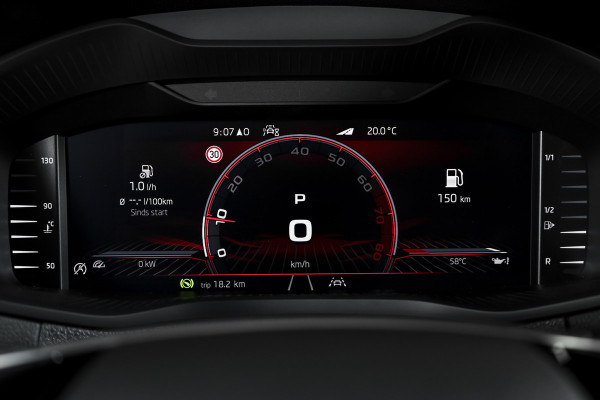 Škoda Karoq 1.5 TSI 150 PK ACT Sportline Business - Automaat | S/K-Panodak | Columbus pakket | Dig. Cockpit | Adapt. Cruise | Elek. Klep | Stuur-+Stoelverw. | Camera | NAV+App. Connect | ECC | LED | LM 19" | 3968