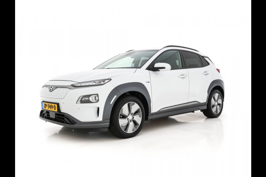 Hyundai Kona EV Premium 64 kWh (INCL-BTW) *FULL-LEATHER | HEAD-UP | FULL-LED | NAVI-FULLMAP | DAB | ADAPTIVE-CRUISE | KRELL-AUDIO | KEYLESS | CAMERA | BLIND-SPOT | LANE-ASSIST | DIGI-COCKPIT | COMFORT-SEATS | 17''ALU*