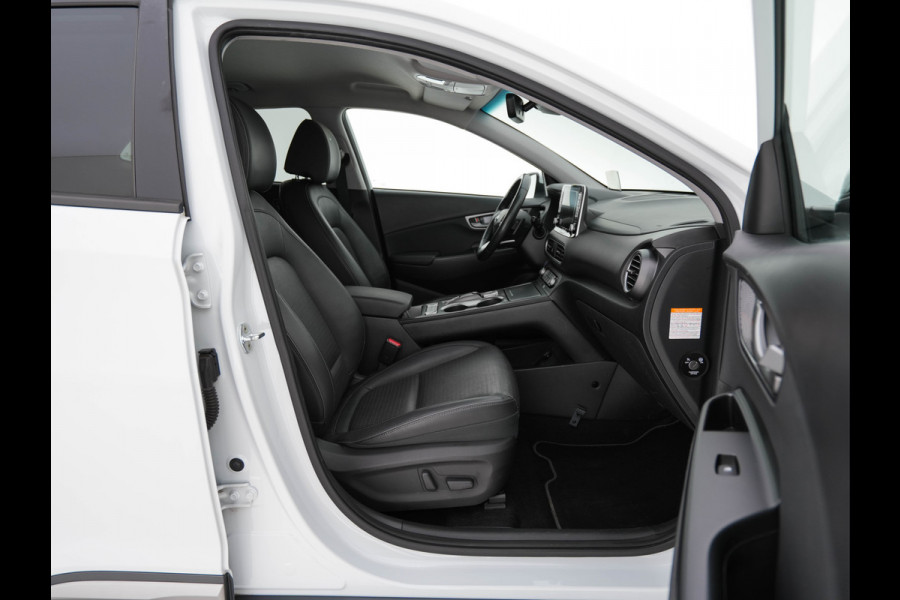 Hyundai Kona EV Premium 64 kWh (INCL-BTW) *FULL-LEATHER | HEAD-UP | FULL-LED | NAVI-FULLMAP | DAB | ADAPTIVE-CRUISE | KRELL-AUDIO | KEYLESS | CAMERA | BLIND-SPOT | LANE-ASSIST | DIGI-COCKPIT | COMFORT-SEATS | 17''ALU*