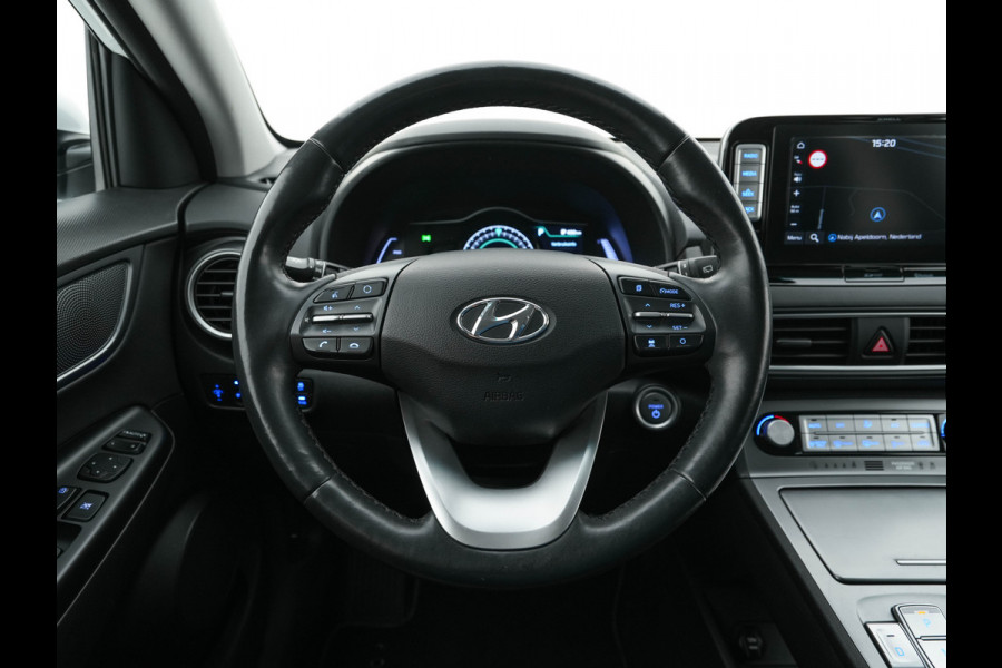 Hyundai Kona EV Premium 64 kWh (INCL-BTW) *FULL-LEATHER | HEAD-UP | FULL-LED | NAVI-FULLMAP | DAB | ADAPTIVE-CRUISE | KRELL-AUDIO | KEYLESS | CAMERA | BLIND-SPOT | LANE-ASSIST | DIGI-COCKPIT | COMFORT-SEATS | 17''ALU*