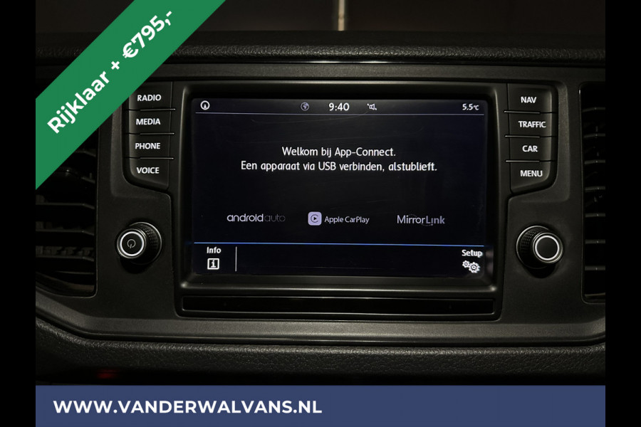 Volkswagen Crafter 2.0 TDI 141pk L3H2 L2H1 Euro6 *Rijklaar Direct Rijden* Airco | Navigatie | Camera | Apple Carplay Android Auto, Parkeersensoren, Bijrijdersbank