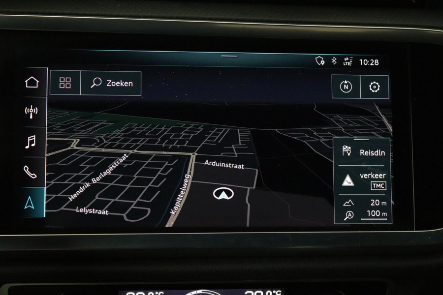 Audi Q3 35 TFSI S Line Pro (PANORAMADAK, VIRTUAL, 360 CAMERA, ADAPTIVE CRUISE, PDC, NAVI, STOELV, B&O GELUID, SFEERVERLICHTING)