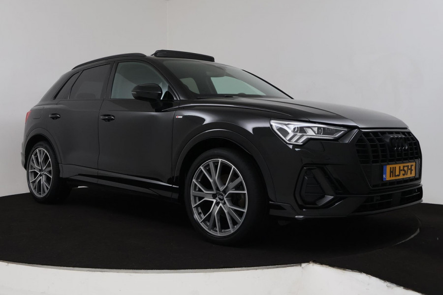 Audi Q3 35 TFSI S Line Pro (PANORAMADAK, VIRTUAL, 360 CAMERA, ADAPTIVE CRUISE, PDC, NAVI, STOELV, B&O GELUID, SFEERVERLICHTING)