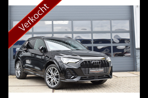 Audi Q3 45 TFSI e S-Line 245 Pk Black Ed Pano Navi Leder Camera ACC B&O Sfeer 20 inch