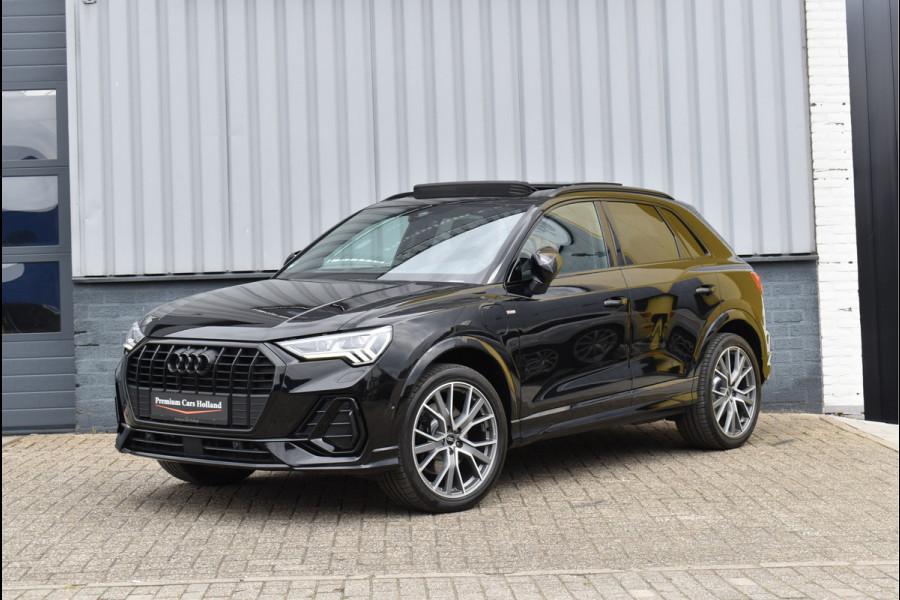 Audi Q3 45 TFSI e S-Line 245 Pk Black Ed Pano Navi Leder Camera ACC B&O Sfeer 20 inch