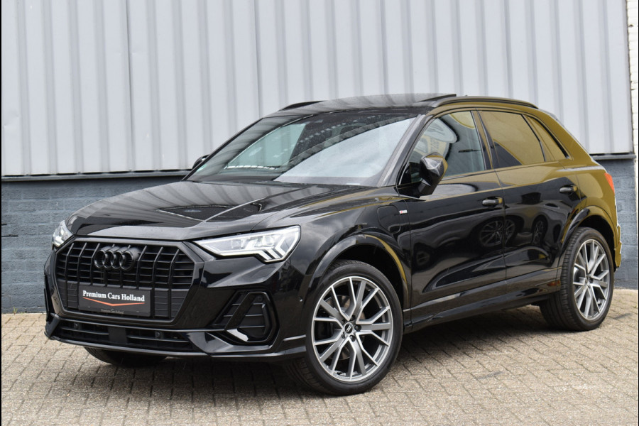Audi Q3 45 TFSI e S-Line 245 Pk Black Ed Pano Navi Leder Camera ACC B&O Sfeer 20 inch
