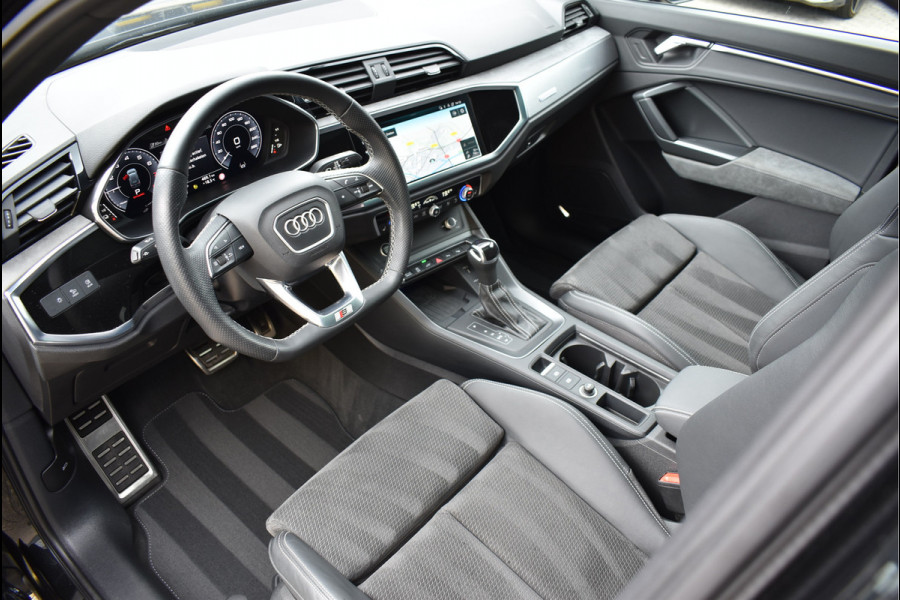 Audi Q3 45 TFSI e S-Line 245 Pk Black Ed Pano Navi Leder Camera ACC B&O Sfeer 20 inch