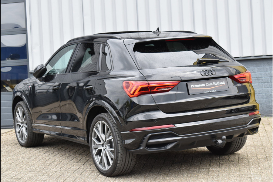 Audi Q3 45 TFSI e S-Line 245 Pk Black Ed Pano Navi Leder Camera ACC B&O Sfeer 20 inch