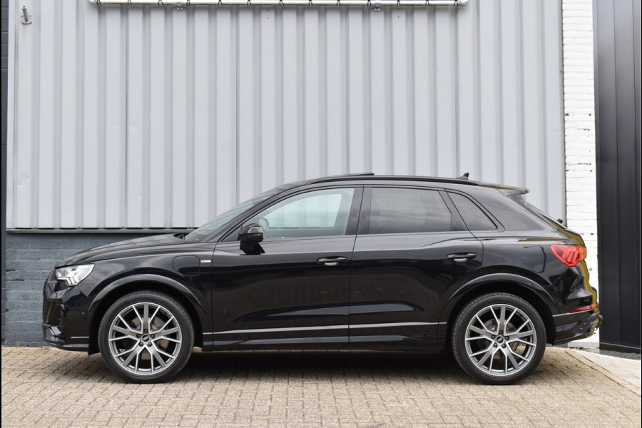 Audi Q3 45 TFSI e S-Line 245 Pk Black Ed Pano Navi Leder Camera ACC B&O Sfeer 20 inch