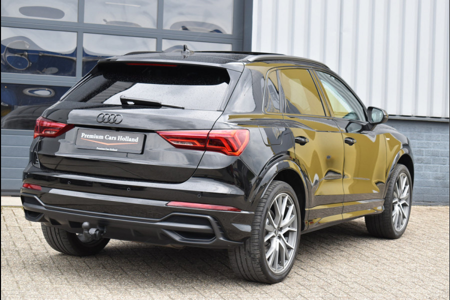 Audi Q3 45 TFSI e S-Line 245 Pk Black Ed Pano Navi Leder Camera ACC B&O Sfeer 20 inch