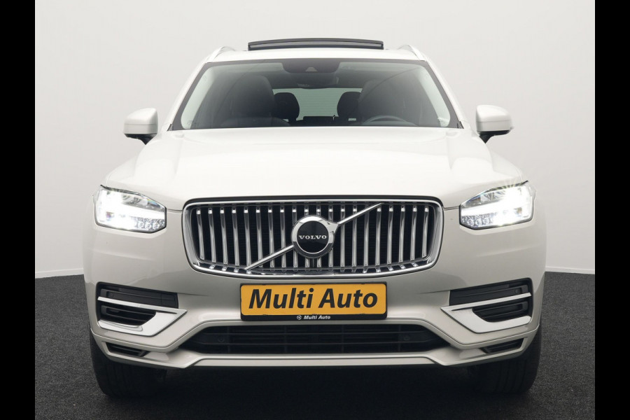 Volvo XC90 T8 Recharge AWD Inscription Plug In Hybrid 394pk 7 Persoons Dealer O.H. PHEV | Panodak | Lederen Sportstoelen Memory | Pilot Assist | Adaptive Cruise | Harman Kardon | Camera | BLIS | Navigatie | Apple Carplay | DAB | Virtual |