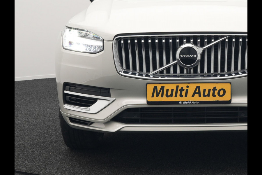 Volvo XC90 T8 Recharge AWD Inscription Plug In Hybrid 394pk 7 Persoons Dealer O.H. PHEV | Panodak | Lederen Sportstoelen Memory | Pilot Assist | Adaptive Cruise | Harman Kardon | Camera | BLIS | Navigatie | Apple Carplay | DAB | Virtual |