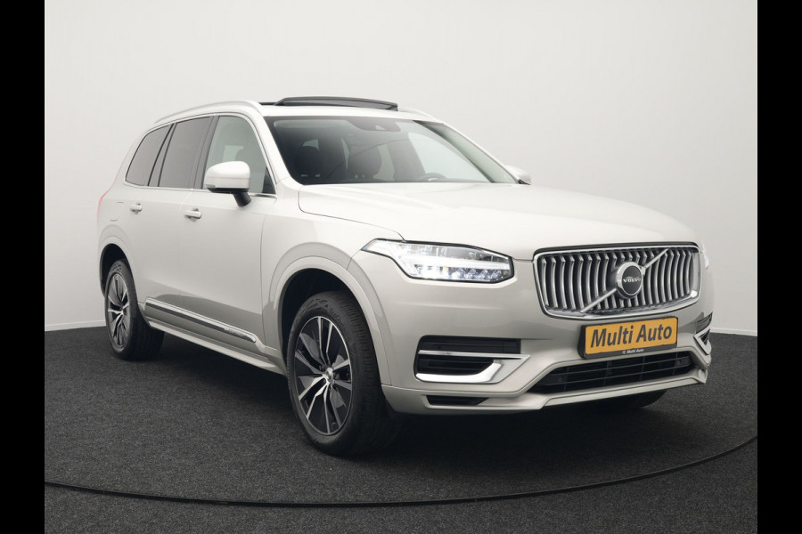 Volvo XC90 T8 Recharge AWD Inscription Plug In Hybrid 394pk 7 Persoons Dealer O.H. PHEV | Panodak | Lederen Sportstoelen Memory | Pilot Assist | Adaptive Cruise | Harman Kardon | Camera | BLIS | Navigatie | Apple Carplay | DAB | Virtual |