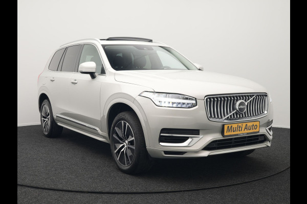 Volvo XC90 T8 Recharge AWD Inscription Plug In Hybrid 394pk 7 Persoons Dealer O.H. PHEV | Panodak | Lederen Sportstoelen Memory | Pilot Assist | Adaptive Cruise | Harman Kardon | Camera | BLIS | Navigatie | Apple Carplay | DAB | Virtual |