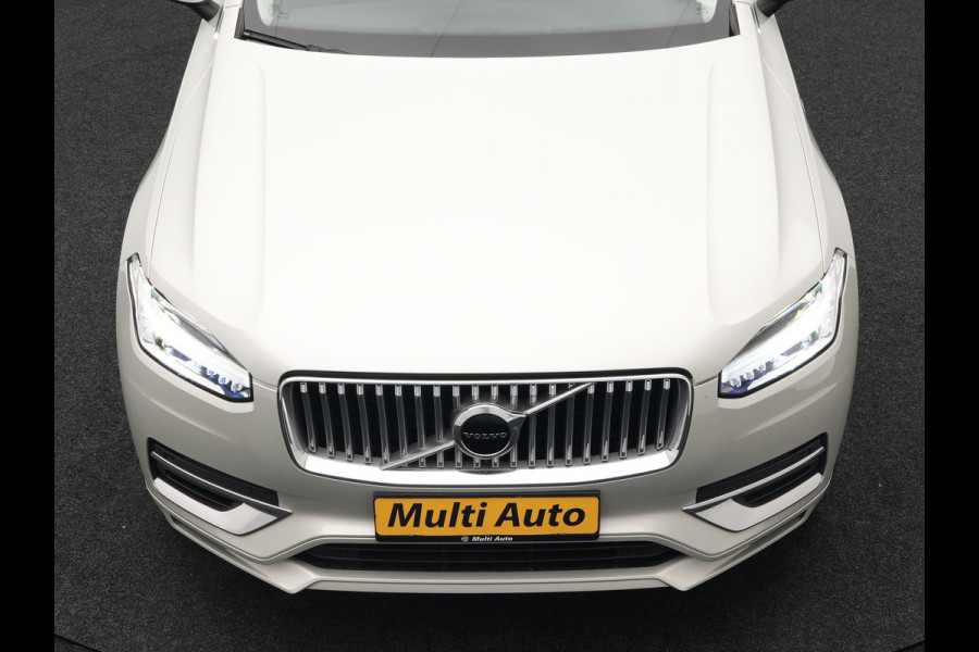 Volvo XC90 T8 Recharge AWD Inscription Plug In Hybrid 394pk 7 Persoons Dealer O.H. PHEV | Panodak | Lederen Sportstoelen Memory | Pilot Assist | Adaptive Cruise | Harman Kardon | Camera | BLIS | Navigatie | Apple Carplay | DAB | Virtual |