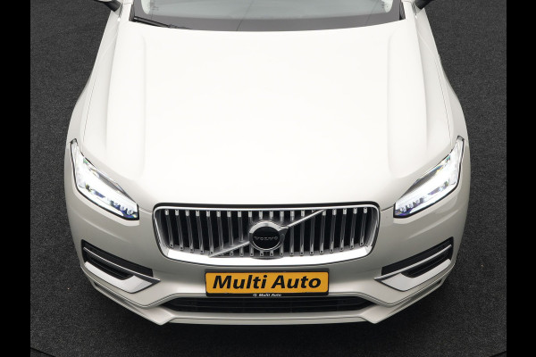 Volvo XC90 T8 Recharge AWD Inscription Plug In Hybrid 394pk 7 Persoons Dealer O.H. PHEV | Panodak | Lederen Sportstoelen Memory | Pilot Assist | Adaptive Cruise | Harman Kardon | Camera | BLIS | Navigatie | Apple Carplay | DAB | Virtual |
