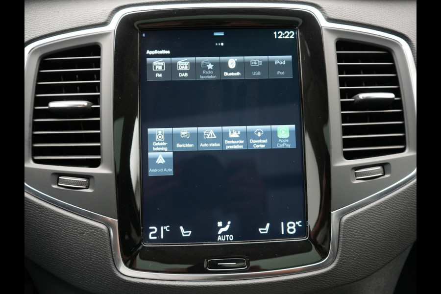 Volvo XC90 T8 Recharge AWD Inscription Plug In Hybrid 394pk 7 Persoons Dealer O.H. PHEV | Panodak | Lederen Sportstoelen Memory | Pilot Assist | Adaptive Cruise | Harman Kardon | Camera | BLIS | Navigatie | Apple Carplay | DAB | Virtual |