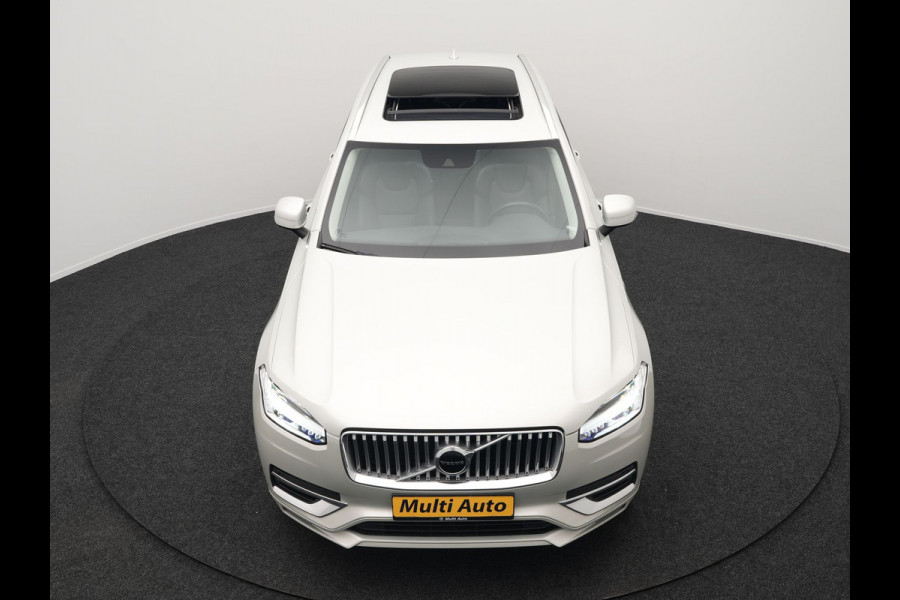 Volvo XC90 T8 Recharge AWD Inscription Plug In Hybrid 394pk 7 Persoons Dealer O.H. PHEV | Panodak | Lederen Sportstoelen Memory | Pilot Assist | Adaptive Cruise | Harman Kardon | Camera | BLIS | Navigatie | Apple Carplay | DAB | Virtual |