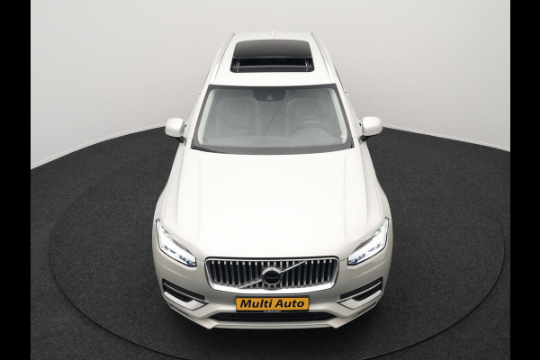 Volvo XC90 T8 Recharge AWD Inscription Plug In Hybrid 394pk 7 Persoons Dealer O.H. PHEV | Panodak | Lederen Sportstoelen Memory | Pilot Assist | Adaptive Cruise | Harman Kardon | Camera | BLIS | Navigatie | Apple Carplay | DAB | Virtual |