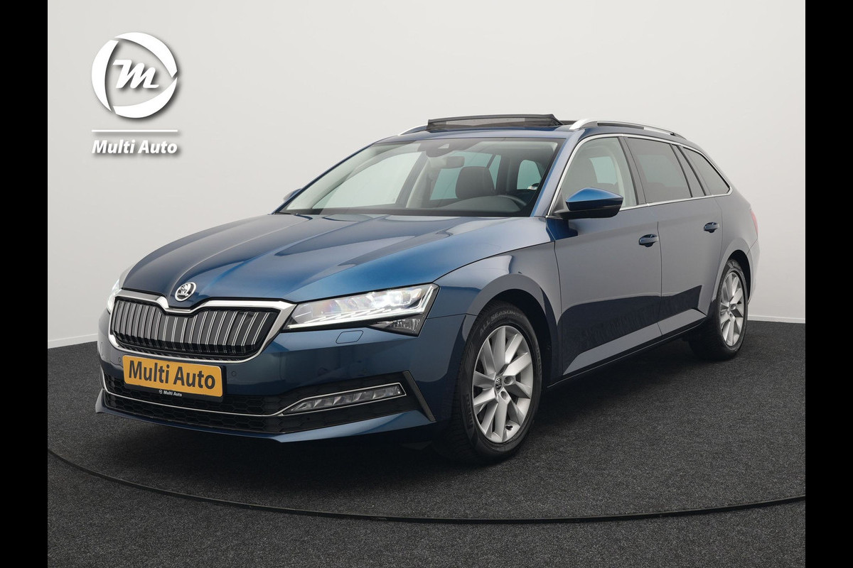 Škoda Superb Combi TSI iV Business Edition Plus Plug In Hybrid 218pk Dealer O.H. PHEV | Panodak | Cruise Control | Sportstoelen Memory & Verwarmd | Crystal LED | Apple Carplay | Virtual | DAB Škoda Superb Combi TSI iV Business Edition Plus Plug In Hybrid 218pk Dealer O.H. PHEV | Panodak | Cruise Control | Sportstoelen Memory & Verwarmd | Crystal LED | Apple Carplay | Virtual | DAB