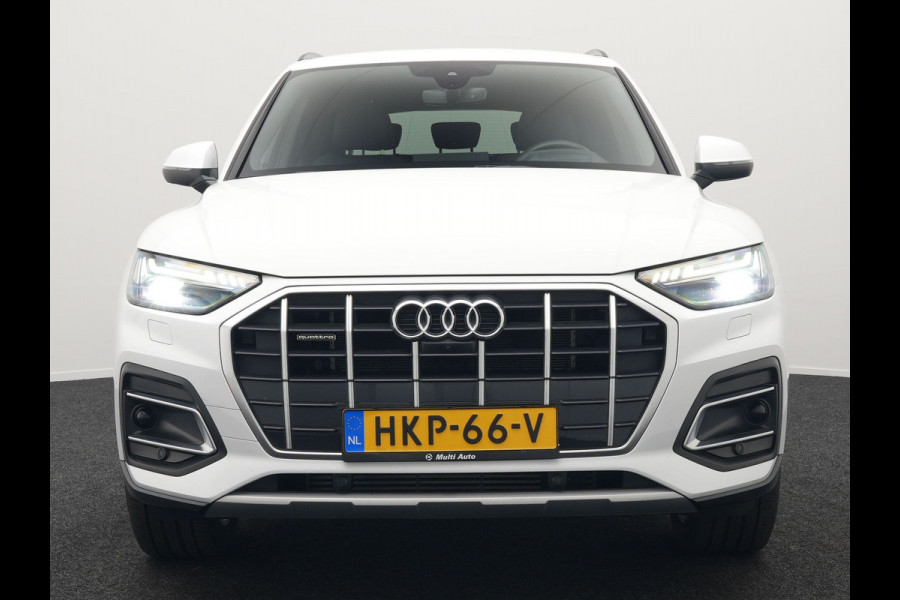 Audi Q5 50 TFSI e Pro Line Quattro Plug In Hybrid 299pk Dealer O.H. PHEV | Alcantara Sportstoelen Memory | Matrix LED Koplampen | Head Up | 360 Camera | Navigatie | Virtual | DAB | L.M. 20" |
