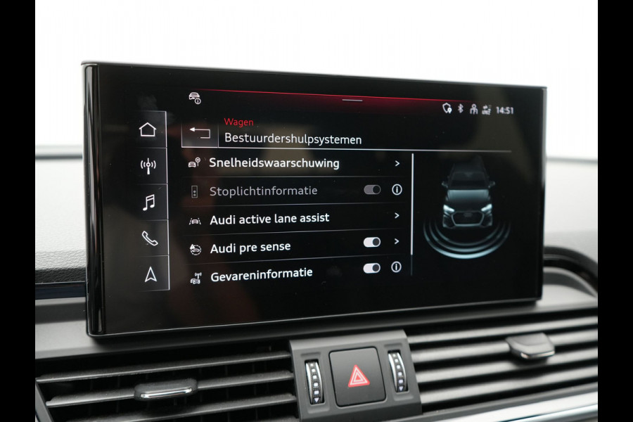 Audi Q5 50 TFSI e Pro Line Quattro Plug In Hybrid 299pk Dealer O.H. PHEV | Alcantara Sportstoelen Memory | Matrix LED Koplampen | Head Up | 360 Camera | Navigatie | Virtual | DAB | L.M. 20" |