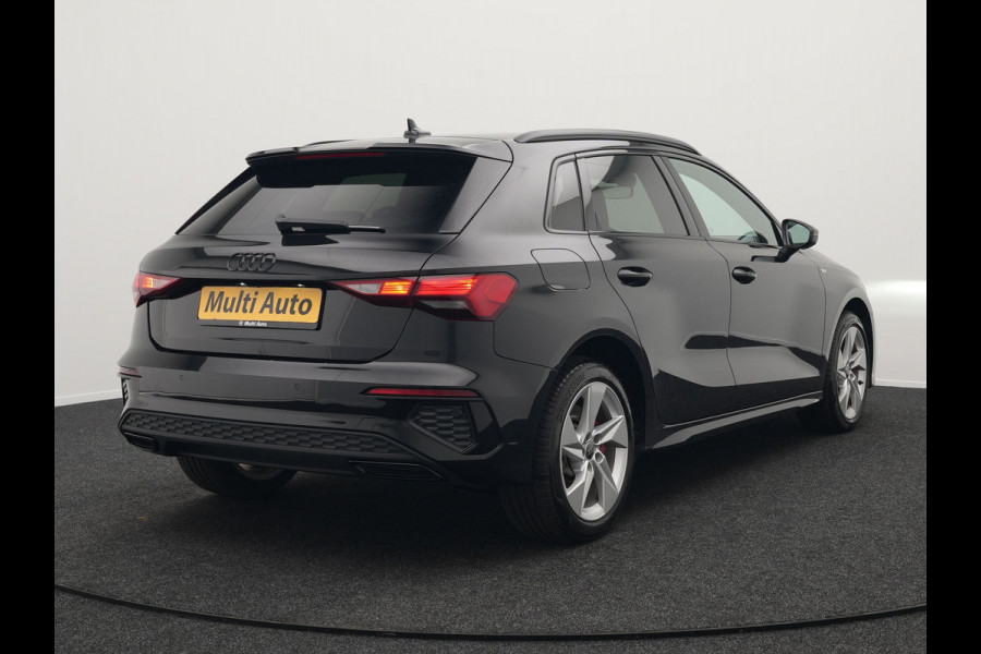 Audi A3 Sportback 45 TFSI e S edition Competition Plug In Hyrbrid 245pk Dealer O.H PHEV | Cruise Control | Lederen sportstoelen | Apple Carplay | Keyless | Virtual | DAB | Draadloos | Sfeerverlichting |