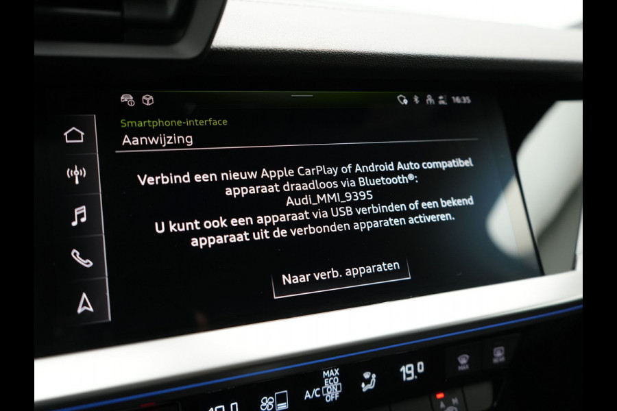 Audi A3 Sportback 45 TFSI e S edition Competition Plug In Hyrbrid 245pk Dealer O.H PHEV | Cruise Control | Lederen sportstoelen | Apple Carplay | Keyless | Virtual | DAB | Draadloos | Sfeerverlichting |