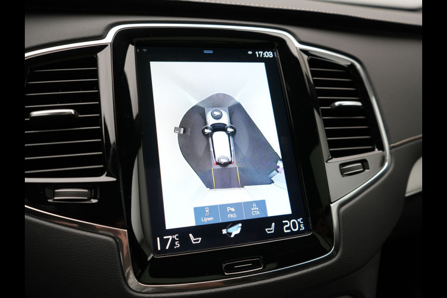 Volvo XC90 T8 Recharge AWD R-Design Plug In Hybrid 456pk 7 Persoons Long Range Dealer O.H. INCL BTW PHEV | Panodak | Alcantara Sportstoelen Memory | Adaptive Cruise | Harman Kardon | Pilot Assist | Head Up | 360 Camera | L.M. 20" | Apple Carplay | Navigatie | DAB |