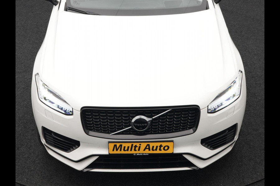 Volvo XC90 T8 Recharge AWD R-Design Plug In Hybrid 456pk 7 Persoons Long Range Dealer O.H. INCL BTW PHEV | Panodak | Alcantara Sportstoelen Memory | Adaptive Cruise | Harman Kardon | Pilot Assist | Head Up | 360 Camera | L.M. 20" | Apple Carplay | Navigatie | DAB |