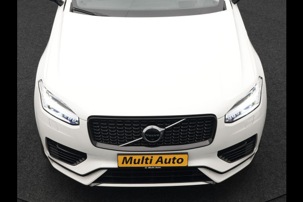 Volvo XC90 T8 Recharge AWD R-Design Plug In Hybrid 456pk 7 Persoons Long Range Dealer O.H. INCL BTW PHEV | Panodak | Alcantara Sportstoelen Memory | Adaptive Cruise | Harman Kardon | Pilot Assist | Head Up | 360 Camera | L.M. 20" | Apple Carplay | Navigatie | DAB |
