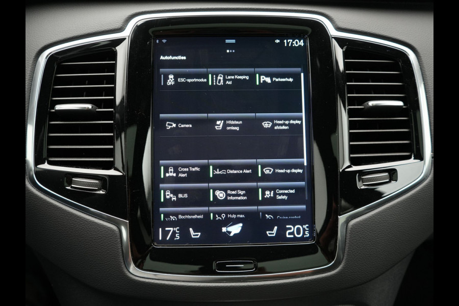 Volvo XC90 T8 Recharge AWD R-Design Plug In Hybrid 456pk 7 Persoons Long Range Dealer O.H. INCL BTW PHEV | Panodak | Alcantara Sportstoelen Memory | Adaptive Cruise | Harman Kardon | Pilot Assist | Head Up | 360 Camera | L.M. 20" | Apple Carplay | Navigatie | DAB |