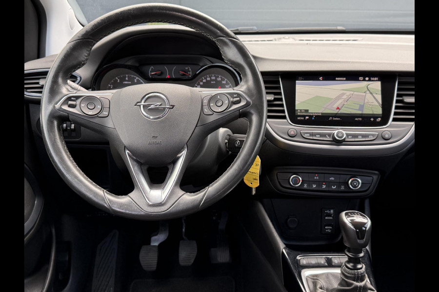 Opel Crossland X 1.2 Turbo Edition 2e Eigenaar,Navi,Camera,6 Bak,Airco,Cruise,110pk,Lm velgen,Apk tot 06-2026