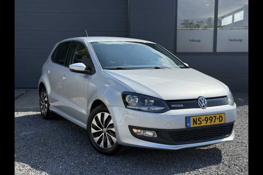 Volkswagen Polo 1.0 BlueMotion Edition Navi,Airco,Cruise,Lm velgen,5 Deurs,Lm velgen,Nieuwe Apk bij Aflevering