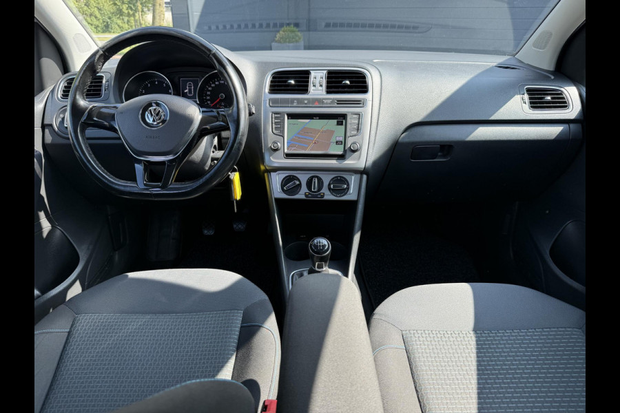 Volkswagen Polo 1.0 BlueMotion Edition Navi,Airco,Cruise,Lm velgen,5 Deurs,Lm velgen,Nieuwe Apk bij Aflevering