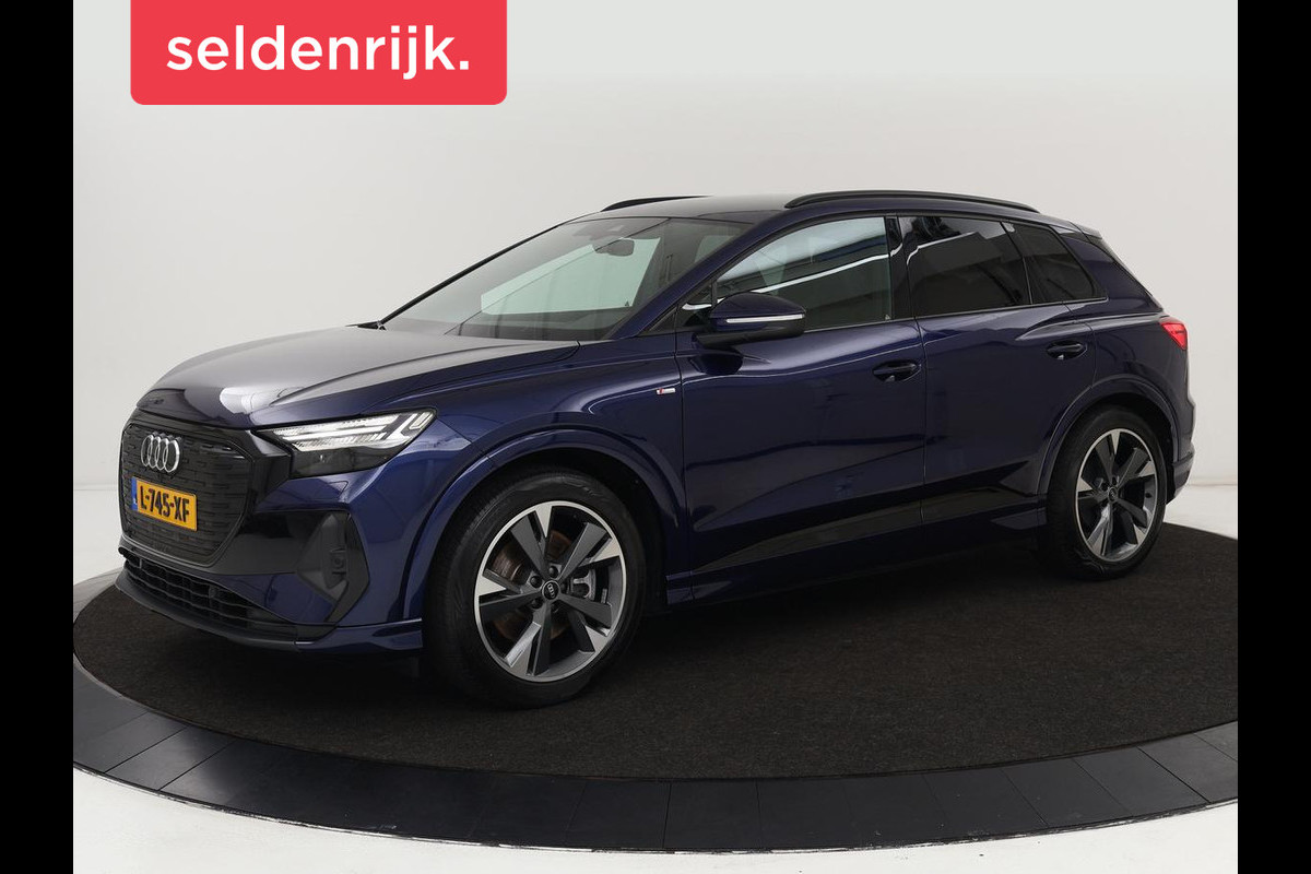 Audi Q4 e-tron 40 Launch edition S Competition 77 kWh | Stoelverwarming | Warmtepomp | Matrix LED | Carplay | Adaptive cruise | Navigatie | Virtual Cockpit | Half leder | Sportstoelen Audi Q4 e-tron 40 Launch edition S Competition 77 kWh | Stoelverwarming | Warmtepomp | Matrix LED | Carplay | Adaptive cruise | Navigatie | Virtual Cockpit | Half leder | Sportstoelen
