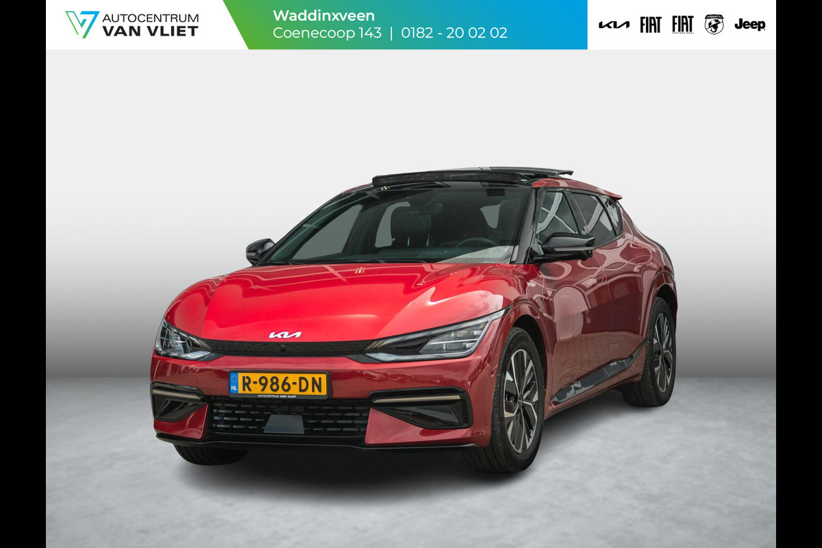 Kia Ev6 GT-Line 77.4 kWh schuifkanteldak l Steoverwarming en stoel ventilatie l Meridian soundsysteem Kia Ev6 GT-Line 77.4 kWh schuifkanteldak l Steoverwarming en stoel ventilatie l Meridian soundsysteem