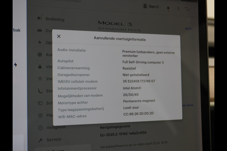 Tesla Model 3 RWD SR+ 60kWh 325PK FSD 3-Computer 18" AutoPilot Leder PanoDak Adaptive-Cruise Lmv Camera's Elektr.-Stuur+Stoelen+Spiegels+Geheu Navi LED Comfortstoelen ACC DAB Voorverwarmen interieur via App Keyless via Telefoonsleutel One-Pedal-Drive 1e Eigenaar Origineel Nederlandse Auto Fabrieksgarantie op accu en motor tot 25-6-2028/160.000km