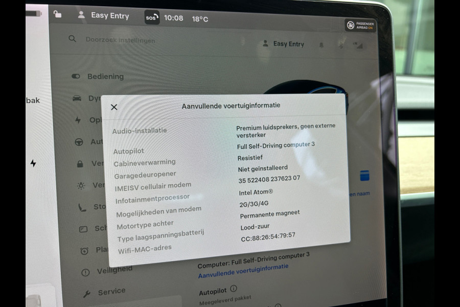 Tesla Model 3 Standard RWD Plus 60 kWh 86% SOH 1e Eigenaar NL-Auto