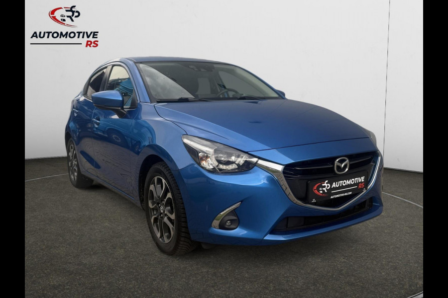 Mazda 2 1.5 Skyactiv-G GT-M |Navi|LED|CarPlay/android auto|Dodehoek|Keyless|PDC+Cam|Stoelverwarming|HUD|Parkeerhulp|Clima|