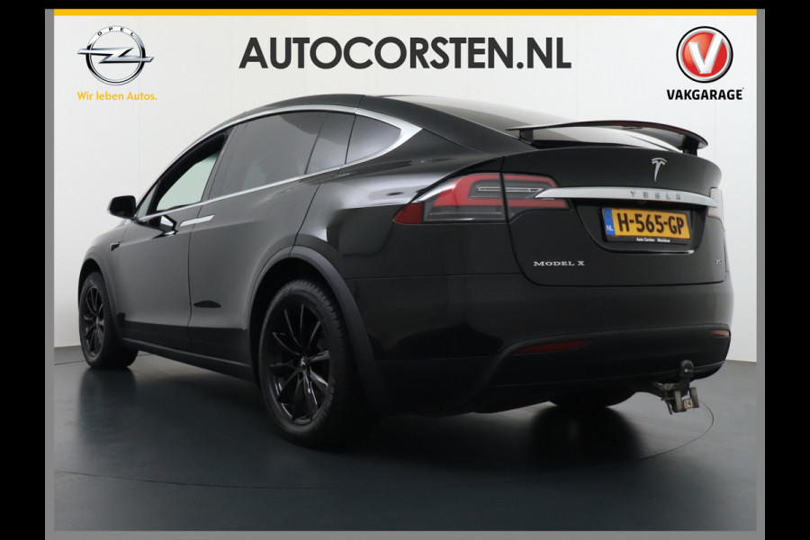 Tesla Model X 75D AWD Luchtvering Adaptive Cruise Enchanced AutoPilot Trekhaak Premium Connectivity Panoramaraam Vleugeldeuren Camera's Elektr 4WD Led Koplampen Lmv Led Bordherkenning Verwarmde Sproeiers-bladen Rijstrooksensor 2.250KG Trekvermogen Nieuwprijs €102.350