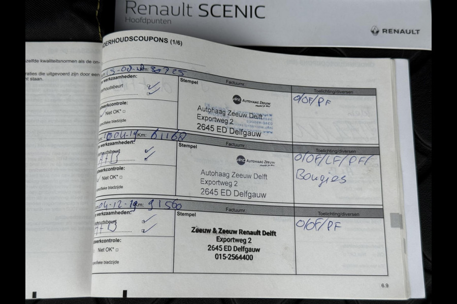 Renault Scénic 1.2 TCe Collection Navi,Clima,Cruise,Camera,PDC,Trekhaak,Dealer Onderhouden,6 Bak,131pk,N.A.P,APK tot 01-2026
