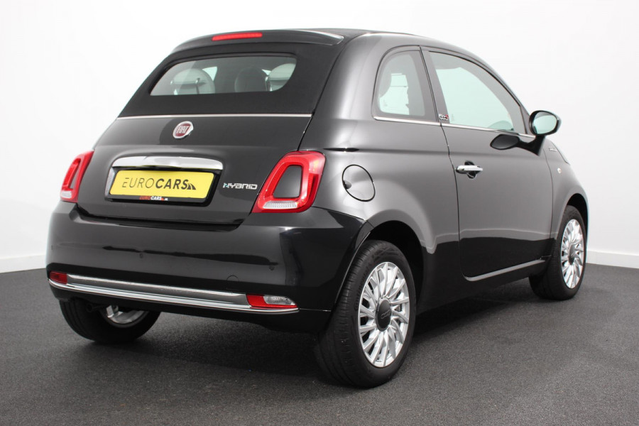 Fiat 500C 1.0 Hybrid 69pk Dolcevita Navigatie  Apple Carplay/Android Auto  Parkeersensor achter  Cruise Control  Climatronic