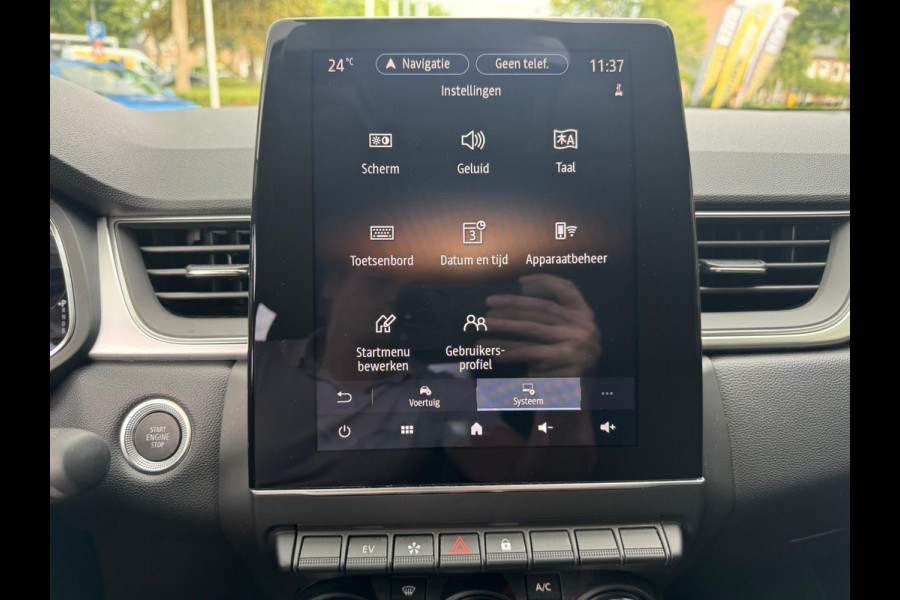 Renault Captur 1.6 E-Tech plug-in hybrid 160 techno Groot navi / Clima / Full Led / P-sensoren & camera